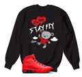 Jordan 9 Chile Red Sneaker Tees