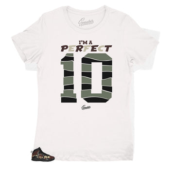 Cute shirts for women to match with Jordan 10 Woodland Camo