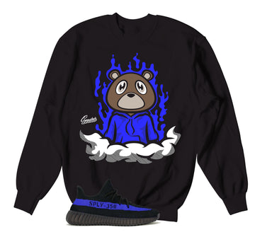Dazzling Blue Sweater - Fly Bear - Black