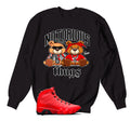 Jordan 9 Chile Red Sneaker Tees