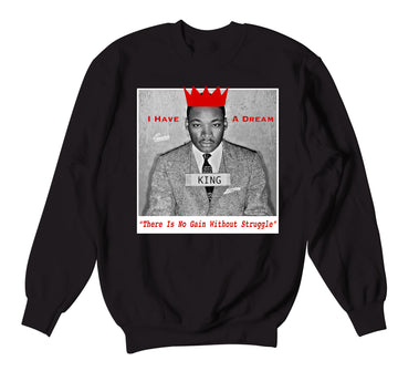 Retro 11 IE Bred Sweater - No Pain - Black