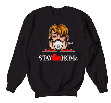 Bred 350 Sweater - Stay Home - Black