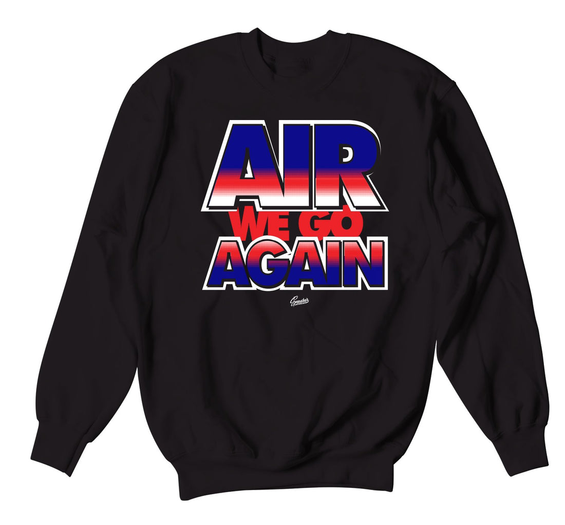 Jordan 4 Loyal Blue Air Out Black Sweater