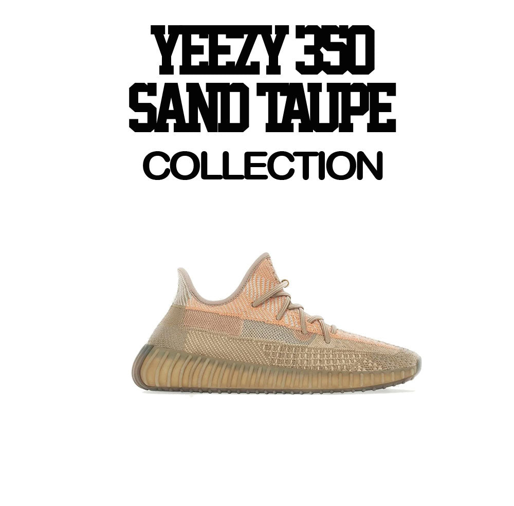 Yeezy 350 Sand Taupe Sneaker Tees Match V2 Boost Eliada Shoes