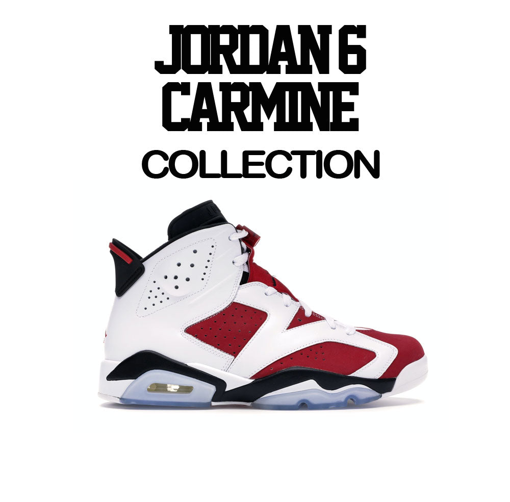 Jordan 6 Carmine Shirts
