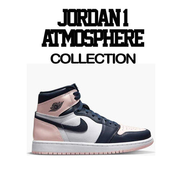 Sneaker Tees Match Jordan 1 Atmosphere Outfits. Bubble Gum AJ1 Shirts