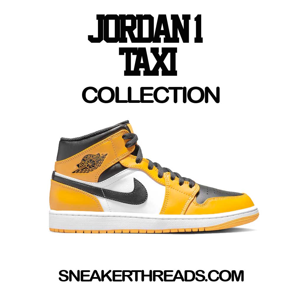 Jordan 1 Taxi Sneaker Tees & Matching Outfits