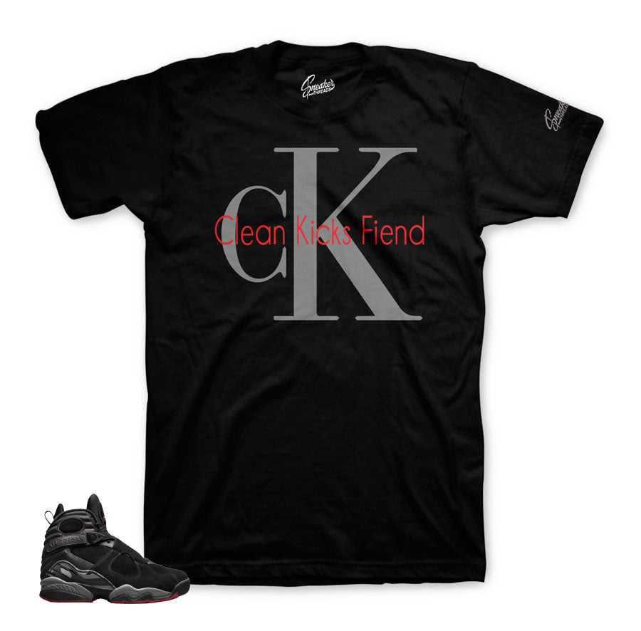 Jordan 8 cement shirts match | Bred 8 sneaker tees.