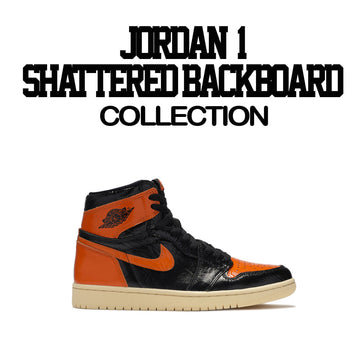 Jorda 1 Shattered Backboard Sneaker Tees Match Retro 1s shoes