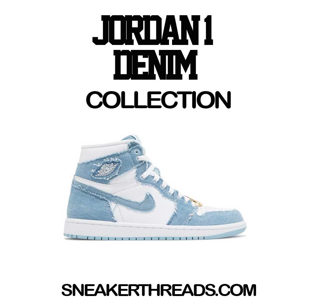 Jordan 1 Denim Sneaker Tees & Matching Outfits