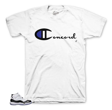 Concord Jordan 11 shirts match retro 11 sneaker tees.