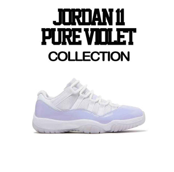 Jordan 11 Pure Violet Shirts & Outfits