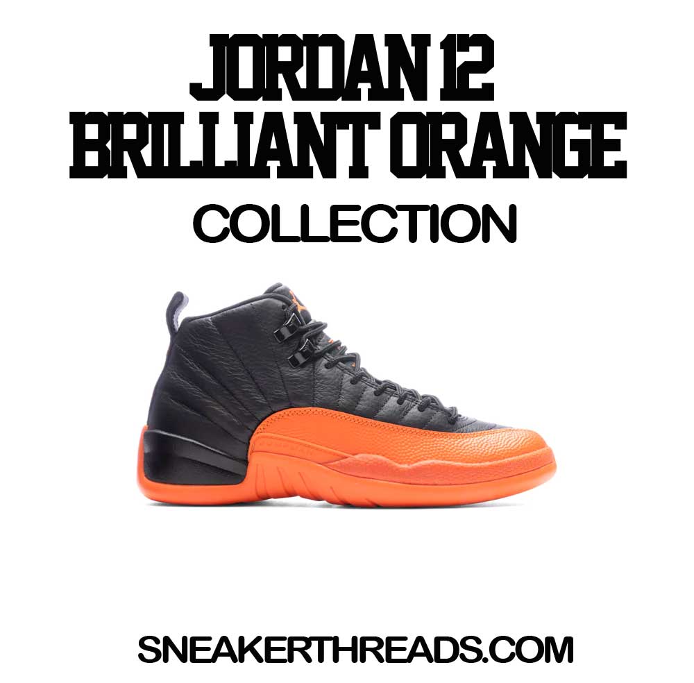 Jordan 12 Brilliant Orange Sneaker Shirts And Tees
