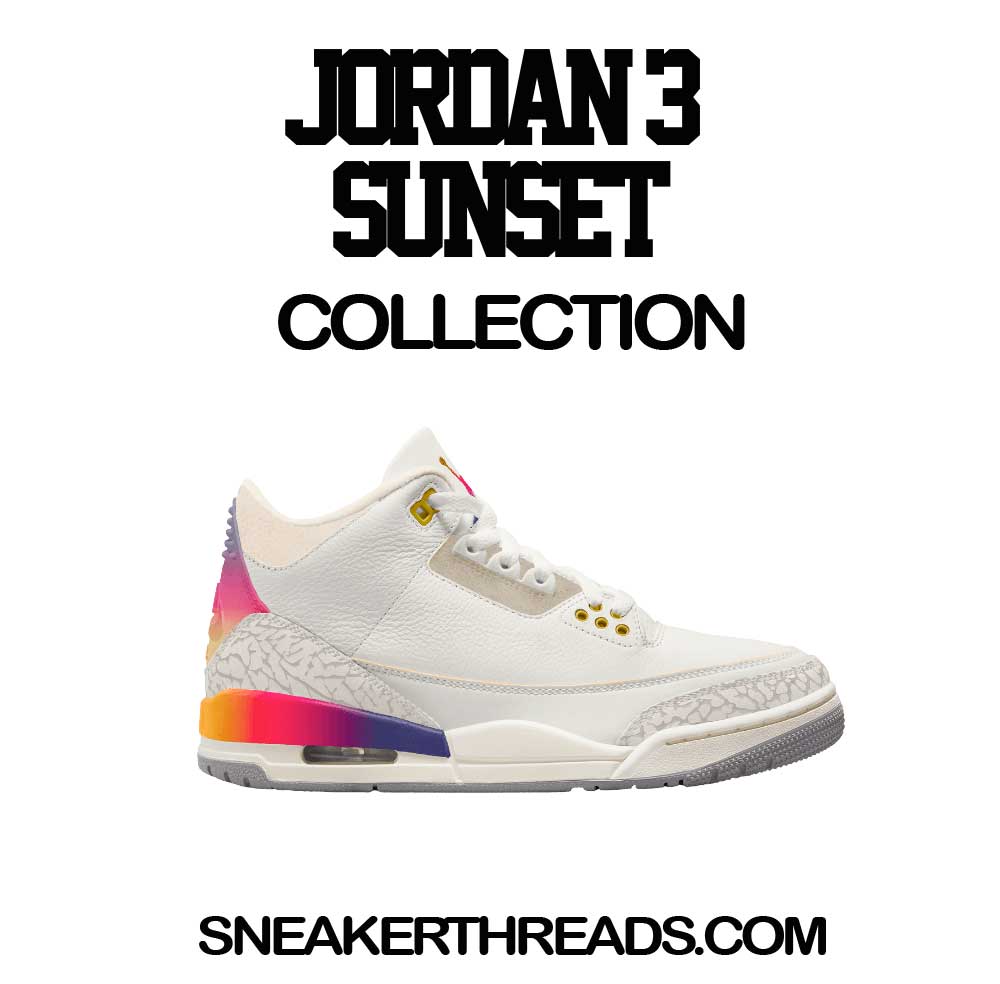 Jordan 3 Sunset j balvin Sneaker Shirts And Tees