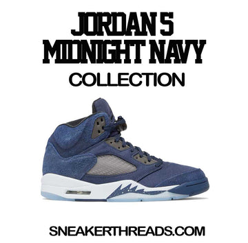 Jordan 5 Midnight navy Sneaker Shirts And Tees