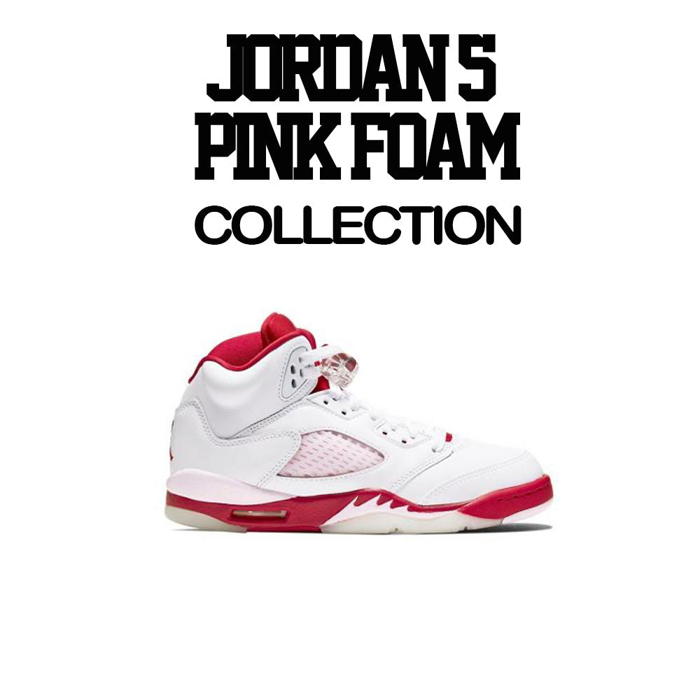 Jordan 5 Pink Foam Shirts