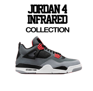 Sneaker tees match Jordan 4 infrared retro 4s infrared 23 shoes
