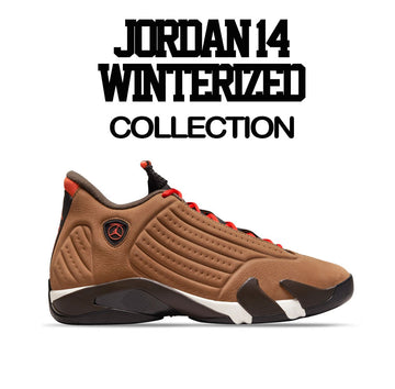 Jordan 14 Winterized Sneaker tees match retro 14s acrchaeo Brown