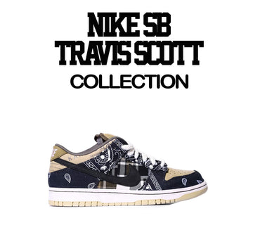 Sb Dunk Travis Scott Sneaker Tees Match Cactus Jack Nike SB Shoes.
