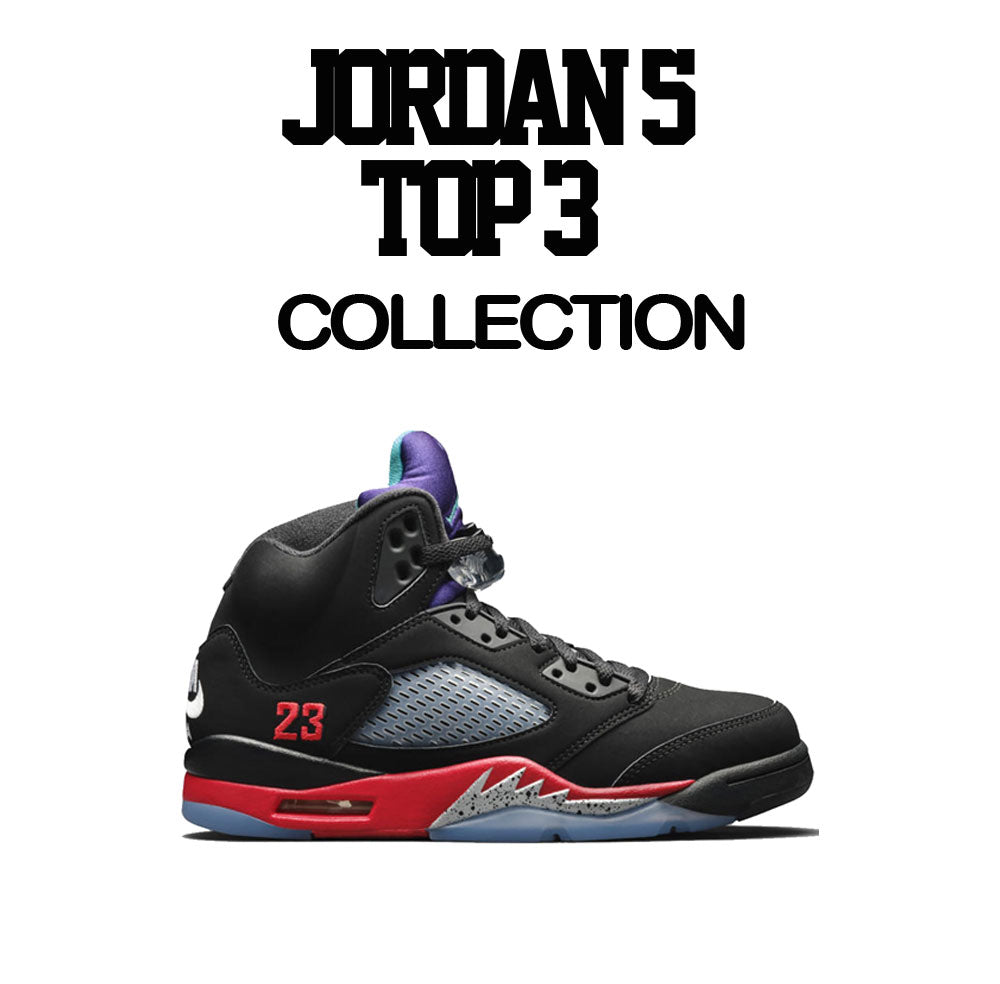 Jordan 5 Top 3 Shirts