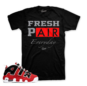 More uptempo sneaker match tees shirts