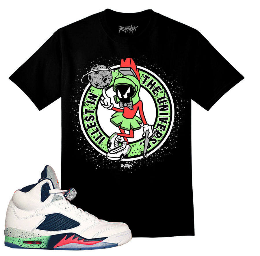 Jordan 5 Poison Green Matching Shirts
