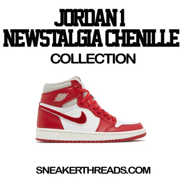 Air Jordan 1 Newstalgia Chenille Sneaker Tees Match | Sneaker Oufits