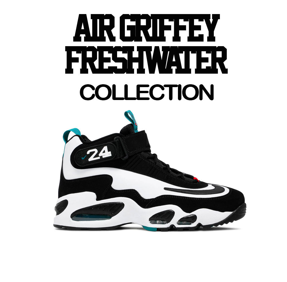 Sneaker tees match Air Griffey Max 1 White Freshwater | Freshwater Tee