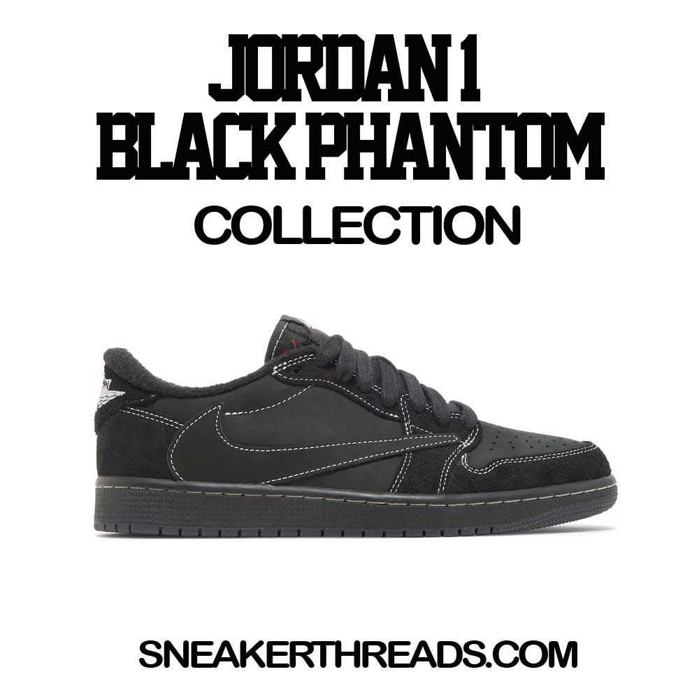 Jordan 1 Black Phantom Sneaker Tees And shirts