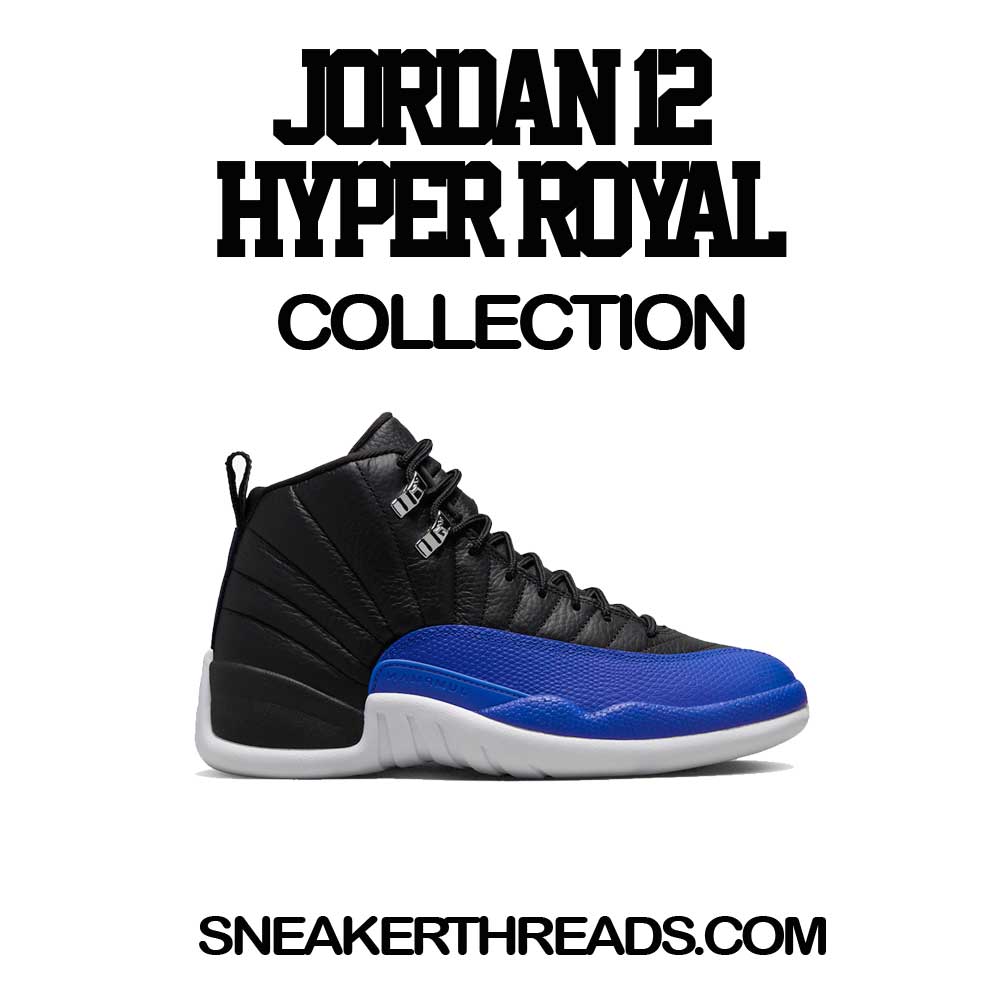Jordan 12 Hyper Royal Sneaker Shirts And Outfits