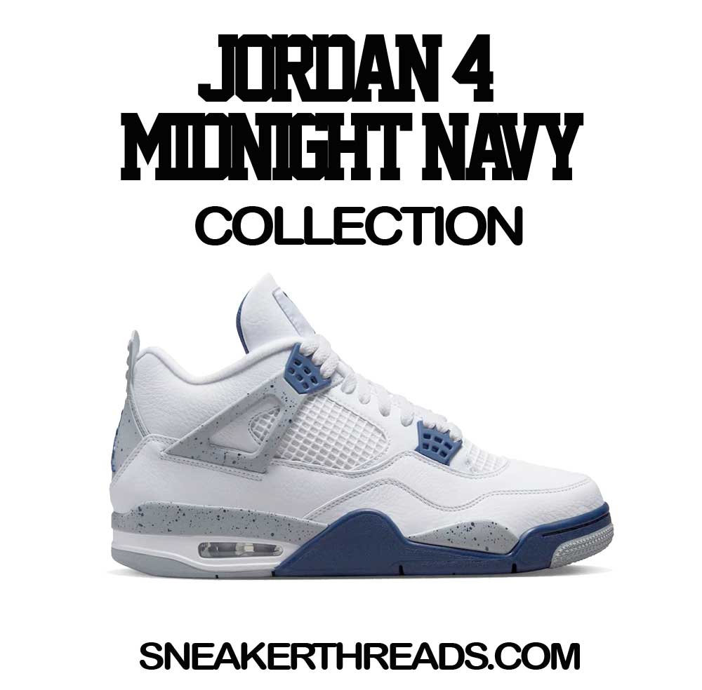 Jordan 4 Midnight Navy Sneaker Tees And Shirts