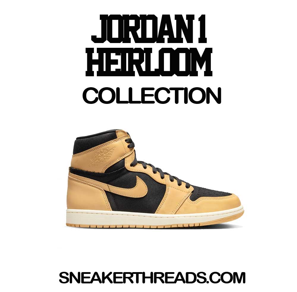 Jordan 1 Heirloom Sneaker Tees & Matching Outfits
