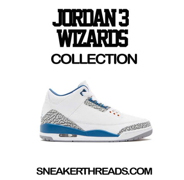 Jordan 3 Wizards True Blue Copper Sneaker Shirts & Tees