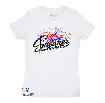 Womens Foamposite USA Sneaker tees | 4th Of July Shirts