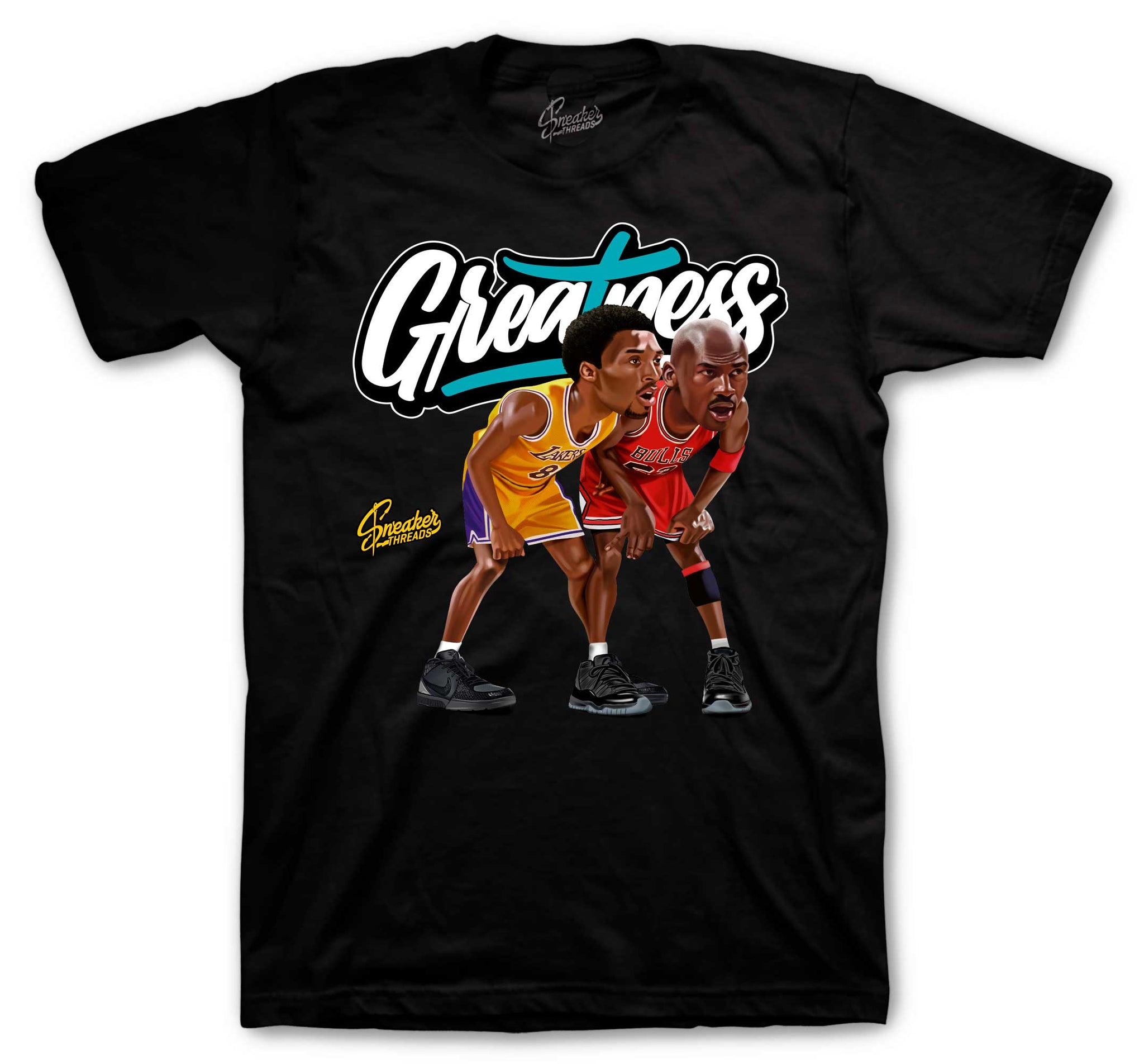 Retro 11 Gamma Blue Blue Shirt - Greatest - Black