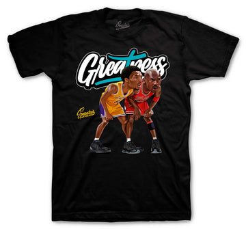 Retro 11 Gamma Blue Blue Shirt - Greatest - Black