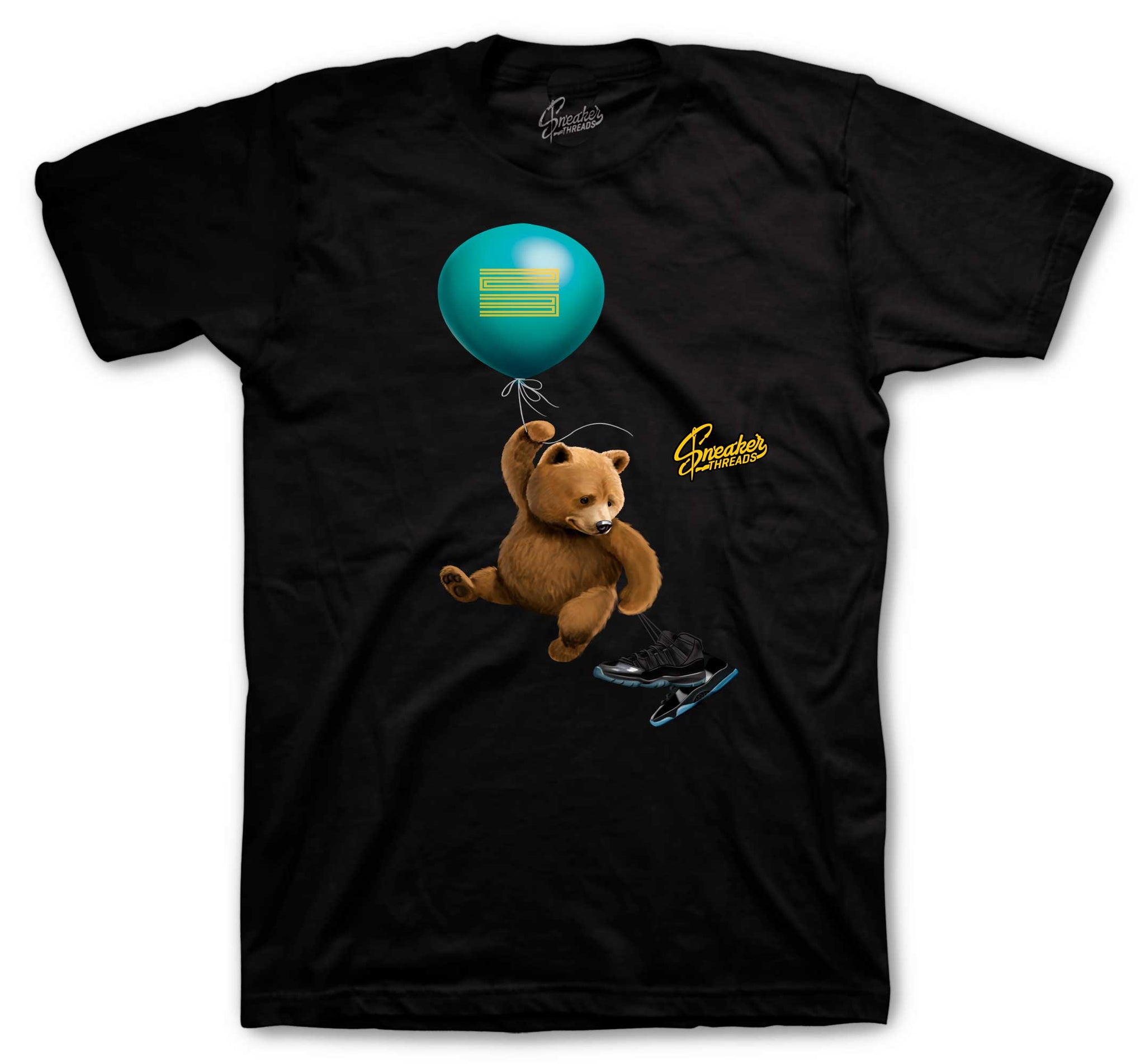 Retro 11 Gamma Blue Blue Shirt - Fly Bear - Black