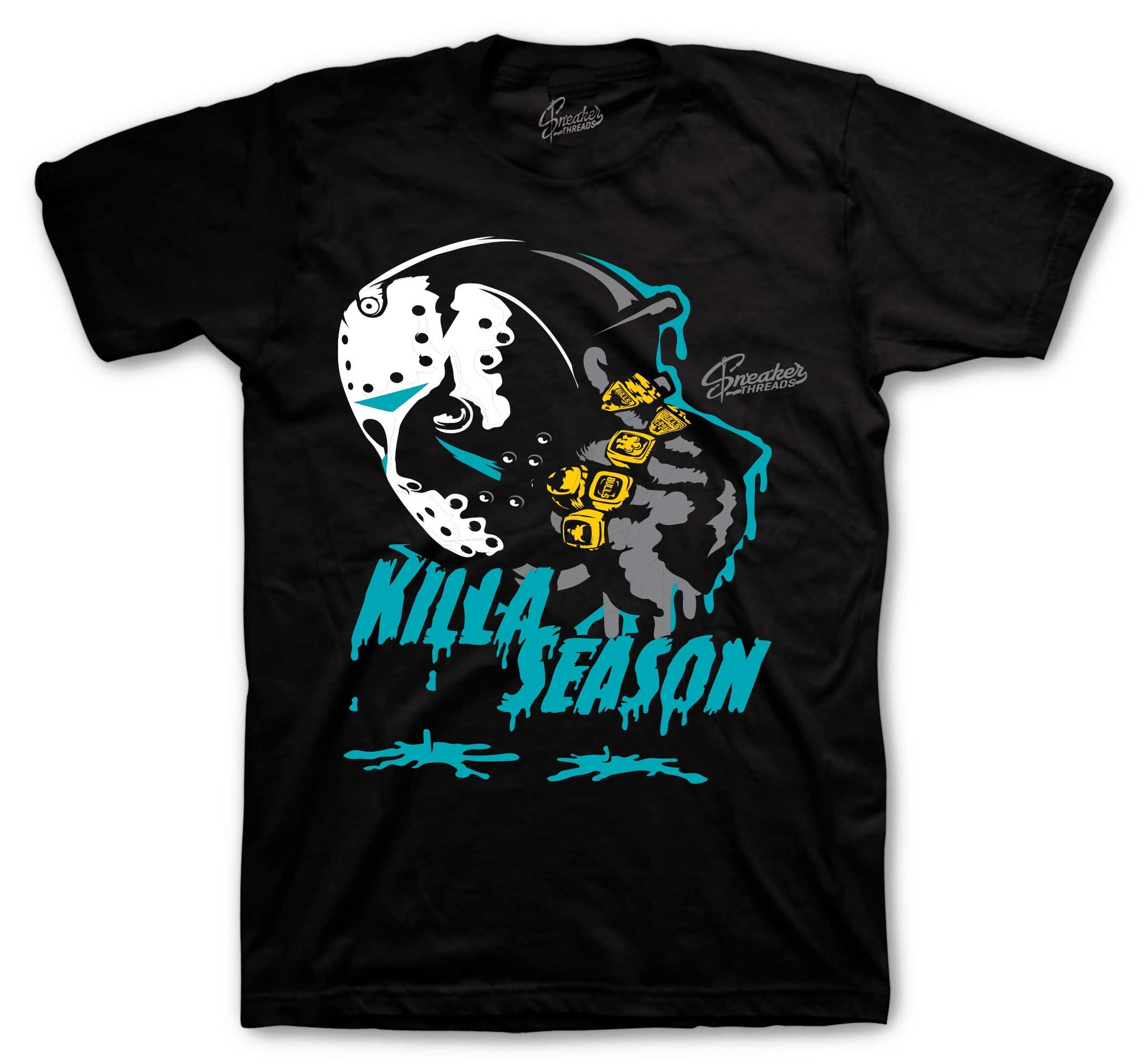 Retro 11 Gamma Blue Blue Shirt - Killa Season - Black