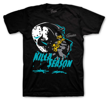 Retro 11 Gamma Blue Blue Shirt - Killa Season - Black