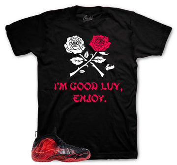 Foamposite Stranger Shirt - I'm Good Luv - Black