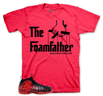 Foamposite Stranger Shirt - Foamfather - Crimson