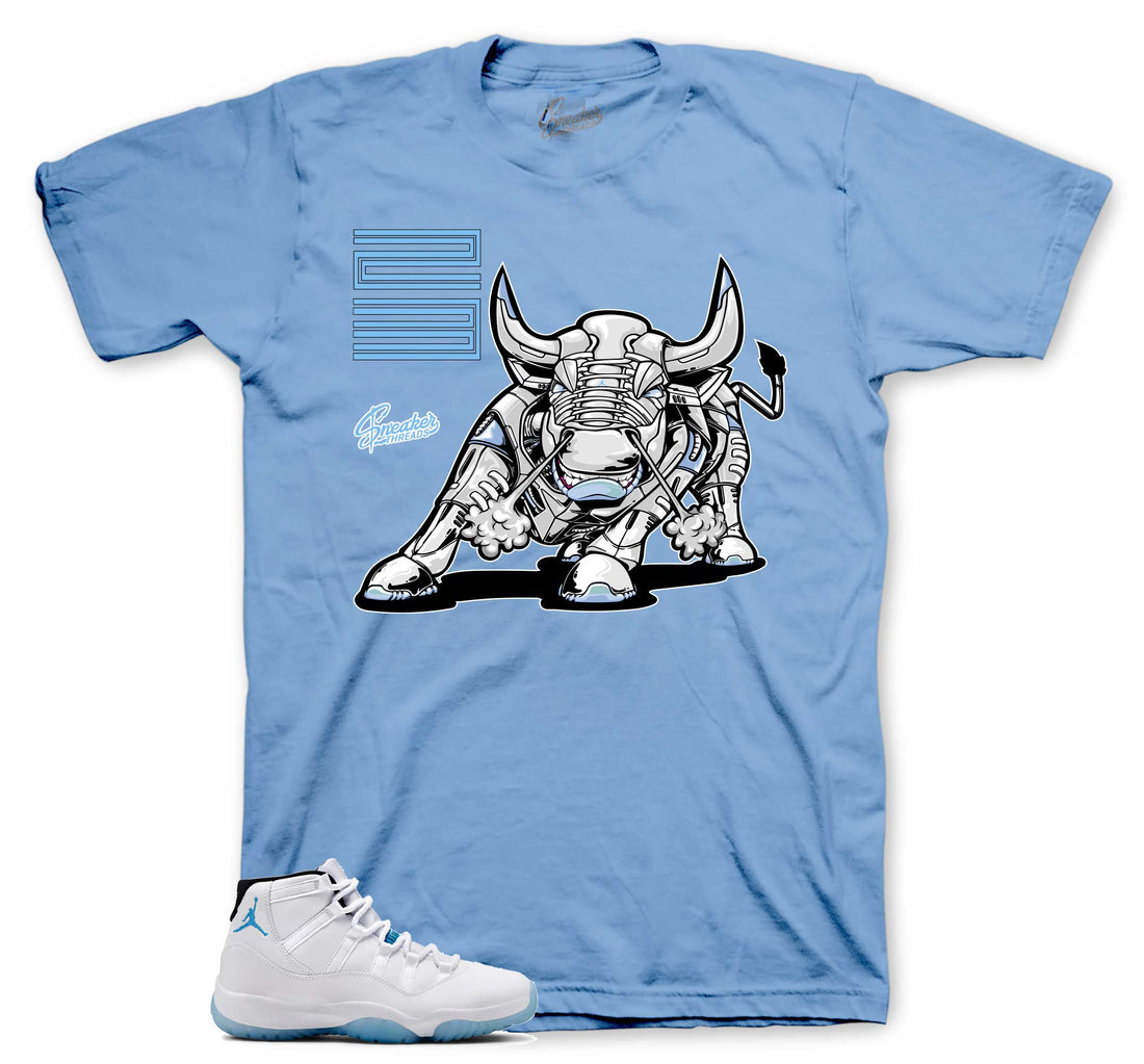 Retro 11 Legend Blue Shirt - Bull