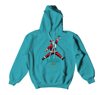 Retro 11 Gamma Blue Blue Hoodie - Air Santa - Black