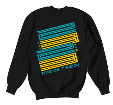 Retro 11 Gamma Blue Blue Sweater - Crest - Black