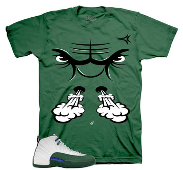 Raging Face T-Shirt | Matches Jordan 12 Bucks