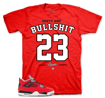 Retro 4 Toro Bravo Shirt - Party - Red