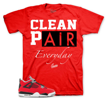 Retro 4 Toro Bravo Shirt - Clean Pair - Red