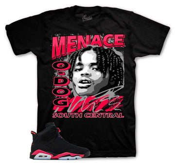 Retro 6 Infrared Shirt - Nineties - Black