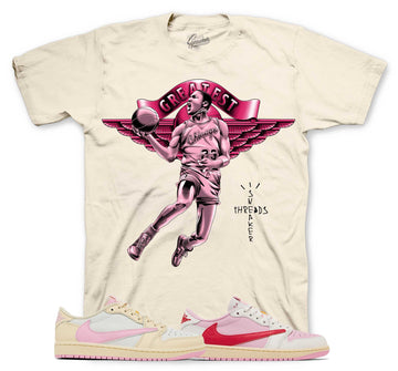 Retro 1 Shy Pink Shirt - Greatness