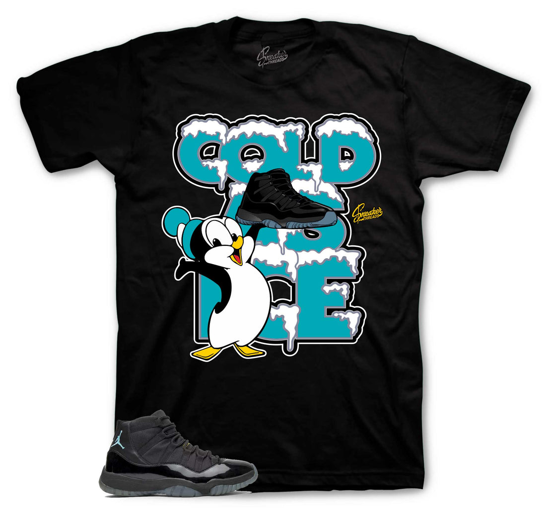 Retro 11 Gamma Blue Blue Shirt - Cold As Ice -